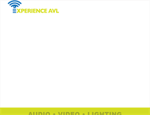 Tablet Screenshot of experienceavl.com